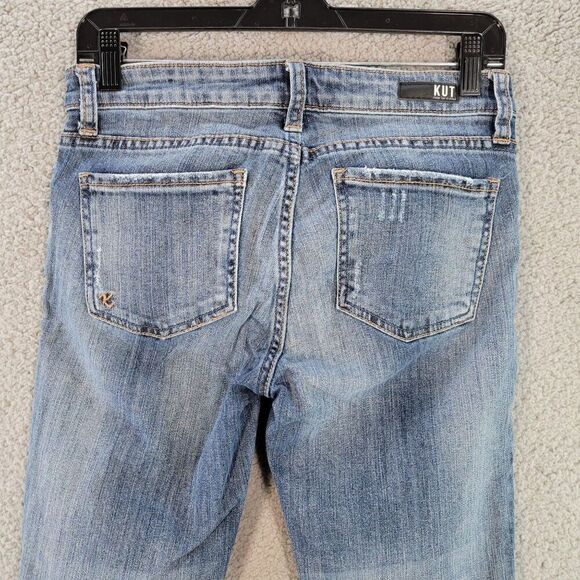 Kut From the Kloth Catherine Boyfriend Jeans Sz 0 - Picture 4 of 9